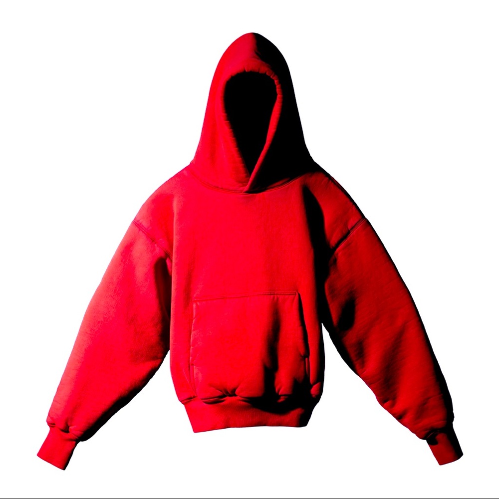 Red Yeezy / Gap Hoodie size Medium.